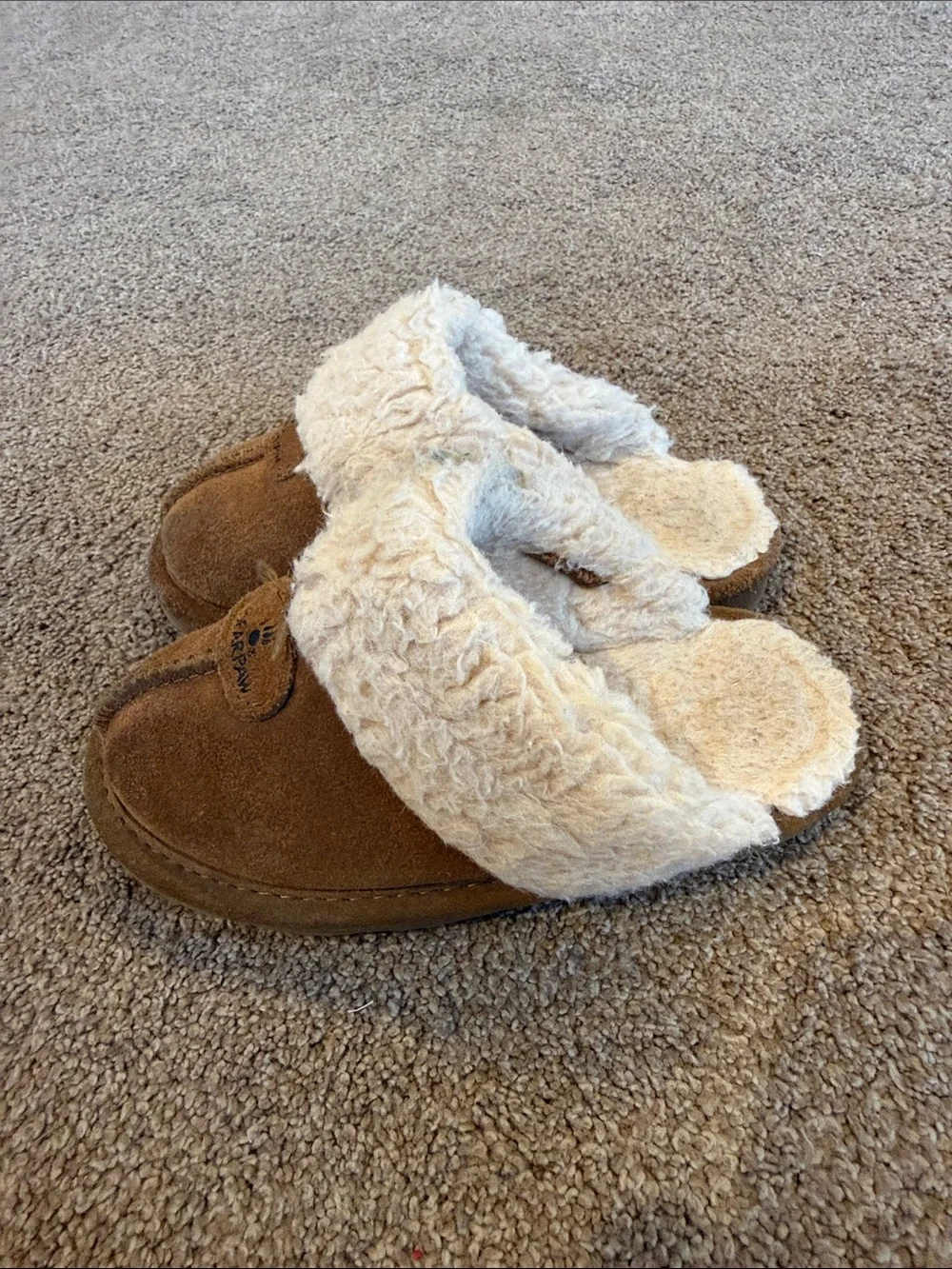 BearPaw | Slippers with Cream Shearling Cuff